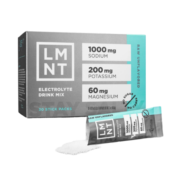 LMNT Recharge - Raw Unflavored 30 Servings