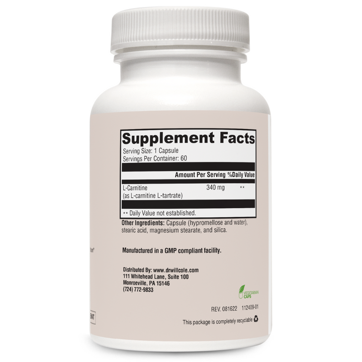 L-Carnitine Dr. Will Cole L-Carnitine Dr. Will Cole